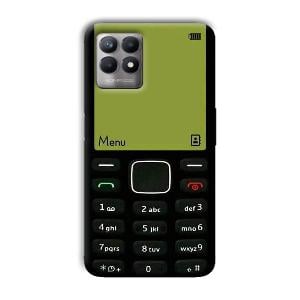 Nokia Feature Phone Customized Printed Back Cover for Realme 8i