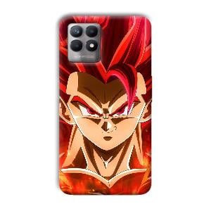 Goku Design Phone Customized Printed Back Cover for Realme 8i