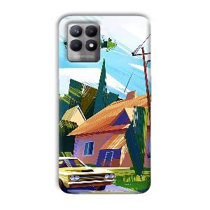 Car  Phone Customized Printed Back Cover for Realme 8i