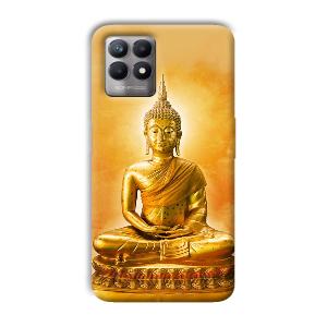 Golden Buddha Phone Customized Printed Back Cover for Realme 8i