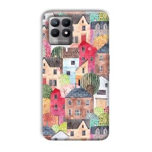 Colorful Homes Phone Customized Printed Back Cover for Realme 8i