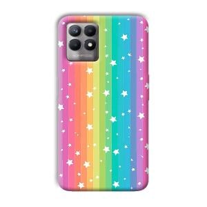 Starry Pattern Phone Customized Printed Back Cover for Realme 8i