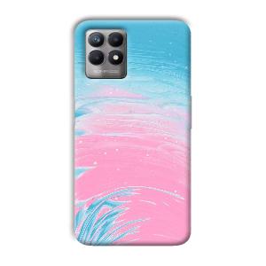 Pink Water Phone Customized Printed Back Cover for Realme 8i