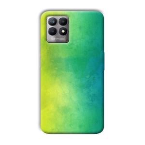Green Pattern Phone Customized Printed Back Cover for Realme 8i
