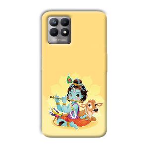Baby Krishna Phone Customized Printed Back Cover for Realme 8i