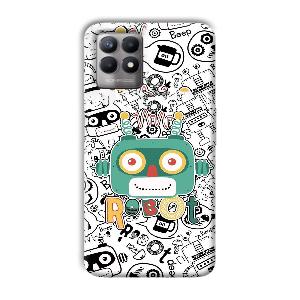 Animated Robot Phone Customized Printed Back Cover for Realme 8i