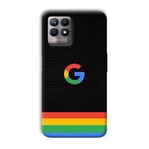 G Logo Phone Customized Printed Back Cover for Realme 8i