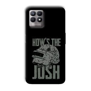 How's The Josh Phone Customized Printed Back Cover for Realme 8i