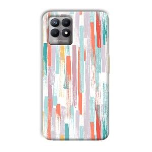 Light Paint Stroke Phone Customized Printed Back Cover for Realme 8i