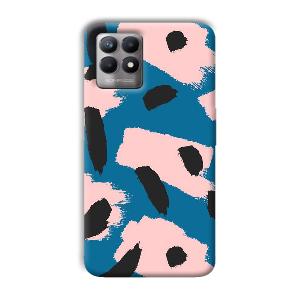 Black Dots Pattern Phone Customized Printed Back Cover for Realme 8i