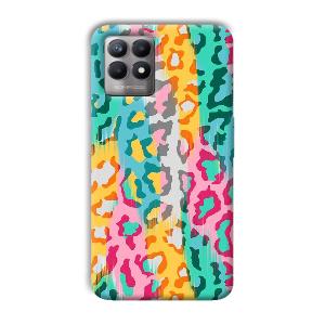 Colors Phone Customized Printed Back Cover for Realme 8i