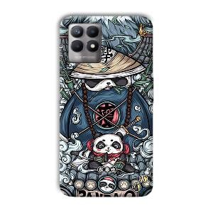 Panda Q Phone Customized Printed Back Cover for Realme 8i