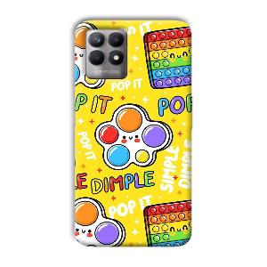 Pop It Phone Customized Printed Back Cover for Realme 8i