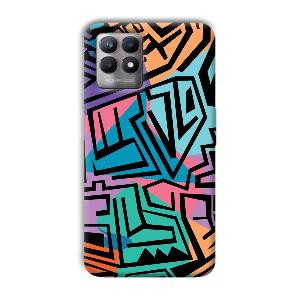 Patterns Phone Customized Printed Back Cover for Realme 8i