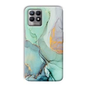 Green Marble Phone Customized Printed Back Cover for Realme 8i