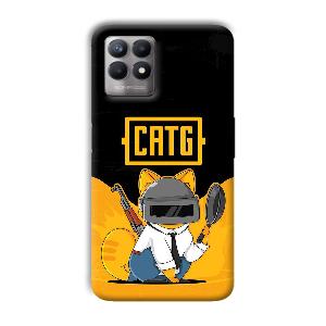 CATG Phone Customized Printed Back Cover for Realme 8i