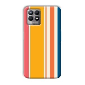 Colorful Pattern Phone Customized Printed Back Cover for Realme 8i