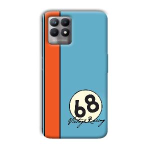 Vintage Racing Phone Customized Printed Back Cover for Realme 8i