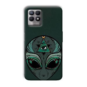 Alien Phone Customized Printed Back Cover for Realme 8i