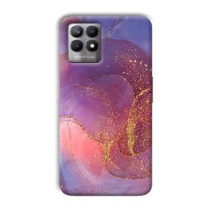 Sparkling Marble Phone Customized Printed Back Cover for Realme 8i