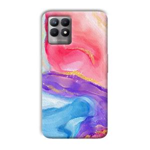 Water Colors Phone Customized Printed Back Cover for Realme 8i