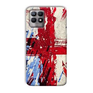 Red Cross Design Phone Customized Printed Back Cover for Realme 8i