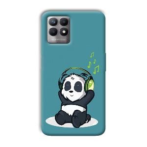 Panda  Phone Customized Printed Back Cover for Realme 8i