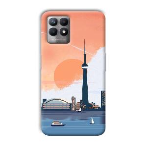 City Design Phone Customized Printed Back Cover for Realme 8i