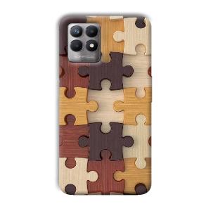Puzzle Phone Customized Printed Back Cover for Realme 8i