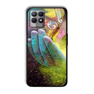 Festival of Colors Customized Printed Glass Back Cover for Realme 8i