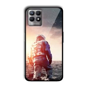 Interstellar Traveller Customized Printed Glass Back Cover for Realme 8i