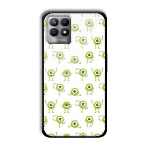 Green Eyes Customized Printed Glass Back Cover for Realme 8i