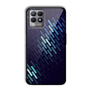 Blue Tiles Customized Printed Glass Back Cover for Realme 8i