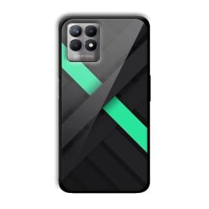 Green Cross Customized Printed Glass Back Cover for Realme 8i