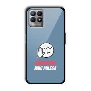 Marketing Customized Printed Glass Back Cover for Realme 8i