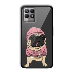 Cool Dog Customized Printed Glass Back Cover for Realme 8i