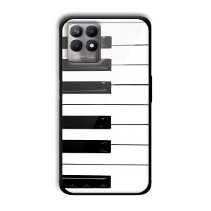 Piano Customized Printed Glass Back Cover for Realme 8i