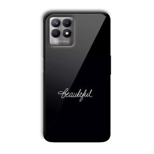 Beautiful Customized Printed Glass Back Cover for Realme 8i