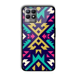 Arrows Abstract Customized Printed Glass Back Cover for Realme 8i