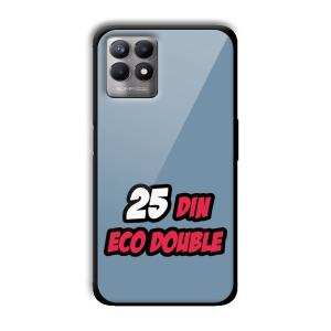 25 Din Customized Printed Glass Back Cover for Realme 8i