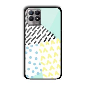 Cool Pattern Customized Printed Glass Back Cover for Realme 8i