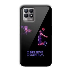 I Believe Customized Printed Glass Back Cover for Realme 8i