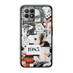 1985 Customized Printed Glass Back Cover for Realme 8i