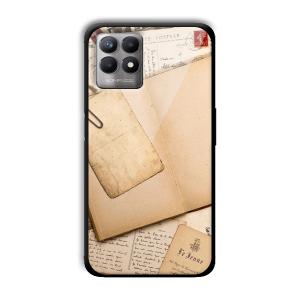 Journal Entry Customized Printed Glass Back Cover for Realme 8i