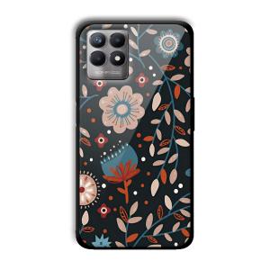 Abstract Art Customized Printed Glass Back Cover for Realme 8i