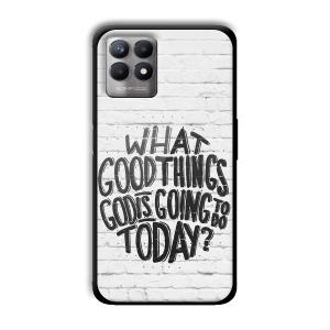 Good Thinks Customized Printed Glass Back Cover for Realme 8i