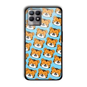Laughing Cub Customized Printed Glass Back Cover for Realme 8i