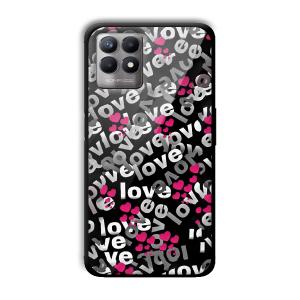 Love Customized Printed Glass Back Cover for Realme 8i
