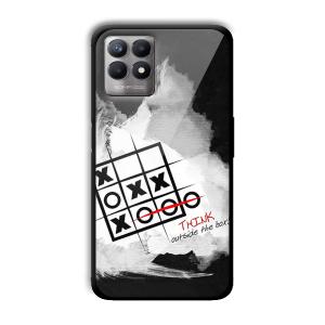 Think Outside the Box Customized Printed Glass Back Cover for Realme 8i