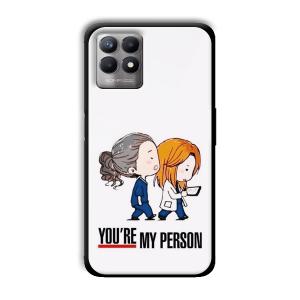 You are my person Customized Printed Glass Back Cover for Realme 8i